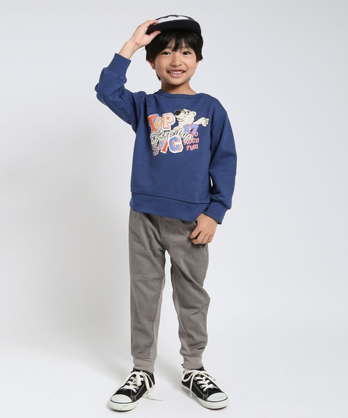 DILASH（ディラッシュ）の「ソフトパウダーストレッチツイルジョガーパンツ（その他パンツ・キッズ・グレー/ブルー/レンガ・100/140/130/120/110/90）」の7枚目の写真