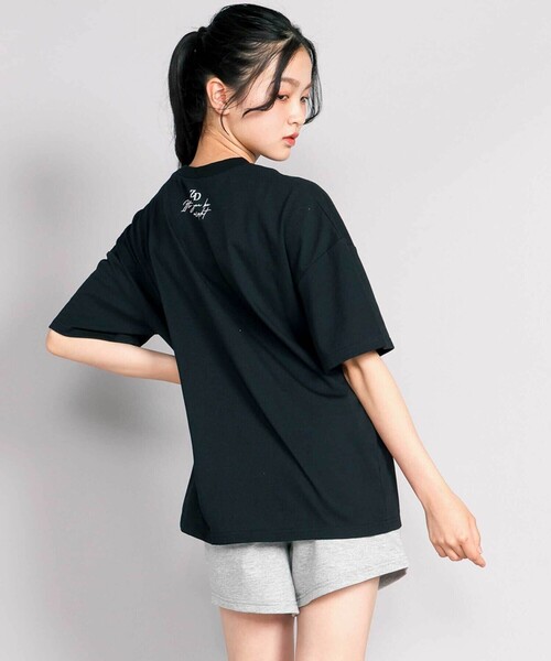 tシャツ 「接触冷感」グラデーションラインストーンプルオーバー 「低身長・小柄女性」 レディース tシャツ 「接触冷感」グラデーションラインストーンプルオーバー