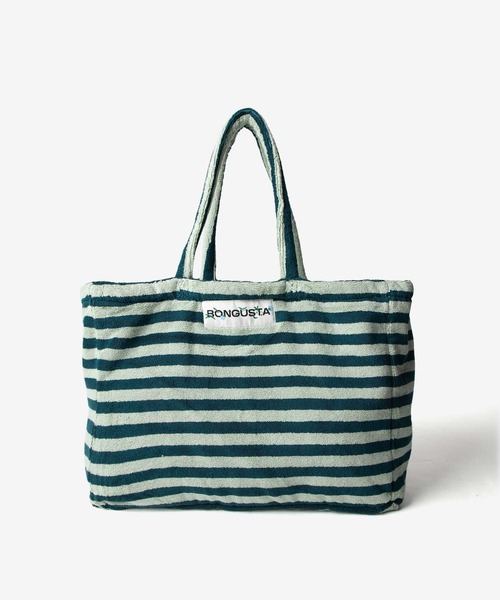 BONGUSTA(ボングスタ)の「BONGUSTA NARAM WEEKEND BAG ボングスタ パイル地トートバッグ(トートバッグ・レディース・ピンク系1/ブルー系1/オレンジ系/パープル系その他/ブラウン系1/ホワイト系1/ベージュ系1/グリーン系1・FREE)」の4枚目の写真