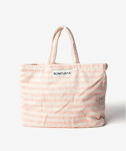 BONGUSTA(ボングスタ)の「BONGUSTA NARAM WEEKEND BAG ボングスタ パイル地トートバッグ(トートバッグ・レディース・ピンク系1/ブルー系1/オレンジ系/パープル系その他/ブラウン系1/ホワイト系1/ベージュ系1/グリーン系1・FREE)」の8枚目の写真