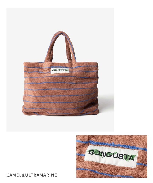 BONGUSTA(ボングスタ)の「BONGUSTA NARAM WEEKEND BAG ボングスタ パイル地トートバッグ(トートバッグ・レディース・ピンク系1/ブルー系1/オレンジ系/パープル系その他/ブラウン系1/ホワイト系1/ベージュ系1/グリーン系1・FREE)」の16枚目の写真
