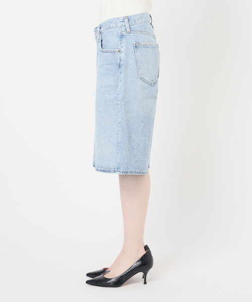 AGOLDE（エーゴールドイー）の「【AGOLDE / エーゴールドイー】BAGGY V-SHORT IN PREVAIL：デニム（デニムパンツ・レディース・サックスブルー・27cm/26cm）」の10枚目の写真