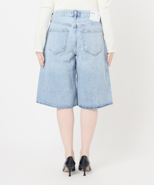 AGOLDE（エーゴールドイー）の「【AGOLDE / エーゴールドイー】BAGGY V-SHORT IN PREVAIL：デニム（デニムパンツ・レディース・サックスブルー・27cm/26cm）」の11枚目の写真
