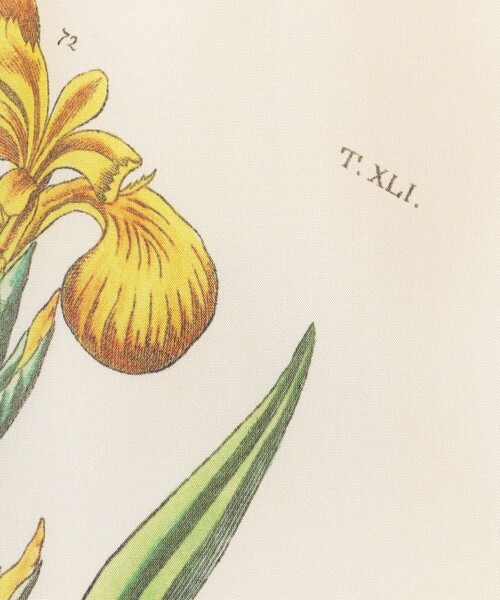 caban（キャバン）の「シルク Green Showerプリント フレアスカート（スカート・レディース・ホワイト系その他/ライトブルー/ブラウン系その他/イエロー系その他/ブラック系その他・XS/S）」の11枚目の写真