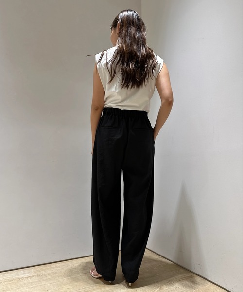 CADUNE（カデュネ）の「麻カーヴィーパンツ（その他パンツ・レディース・ホワイト/ブラウン/ブラック・34/36/38）」の16枚目の写真
