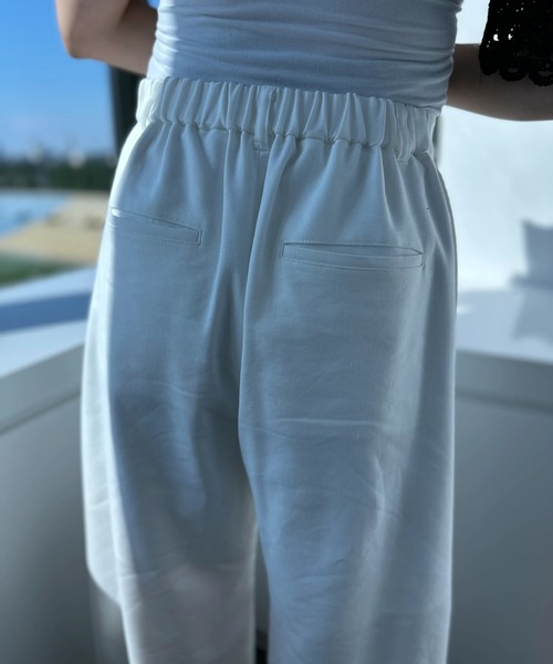 未使用 23年春夏 カデュネ CADUNE 麻ワイドパンツ CADUNE（カデュネ）の「麻ワイドパンツ（その他パンツ）」 - WEAR