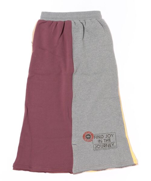 KRIFF MAYER Lady's Collection（クリフメイヤーレディースコレクション）の「【本体綿100％】ざっくり裏毛スウェットスカート（スカート・レディース・ブラック/パープル/イエロー/ベージュ/カラフル/グレー/ナチュラル・MEDIUM/LARGE）」の8枚目の写真