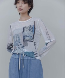 Eimee Law | アートフォトプリント シアートップス(Tシャツ/カットソー)