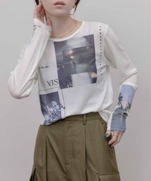 Eimee Law | アートフォトプリント シアートップス(Tシャツ/カットソー)