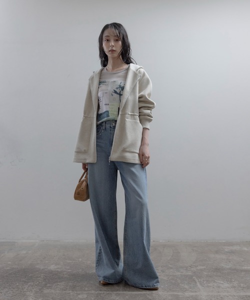 コラージュプリント シアートップス Eimee Law│Eimee Law & LHELBIE