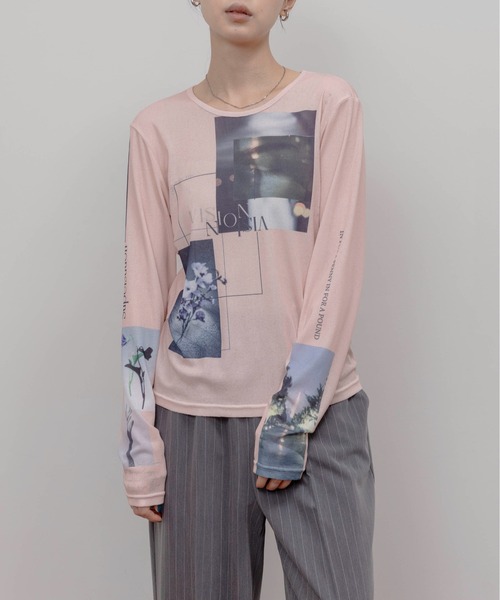 新品　Eimee Law コラージュプリントキャミトップス コラージュプリントキャミトップス Eimee Law│Eimee Law