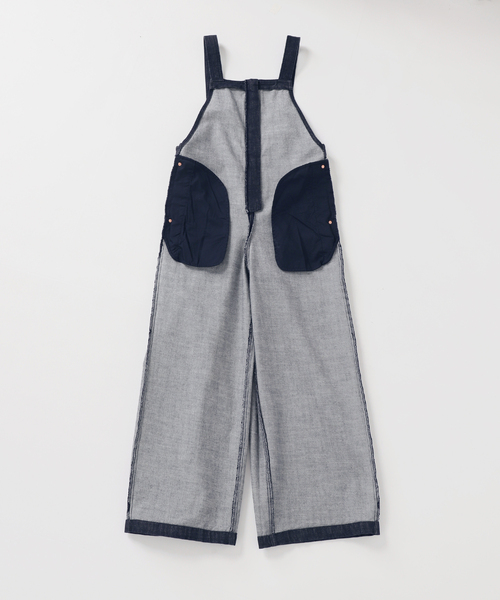 B.C STOCK(ベーセーストック)の「ウォッシャブル / DU JOUR/デュ ジュール JEAN BARE SALOPETTE(サロペット/オーバーオール・レディース・ホワイト/ネイビー・FREE)」の11枚目の写真