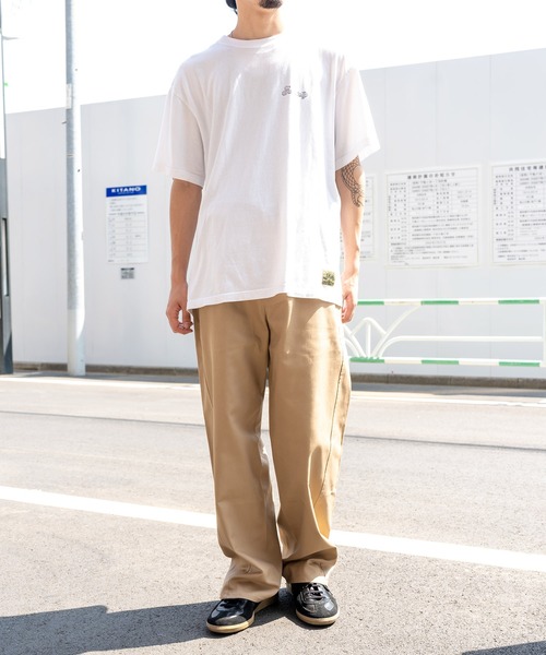 Subciety（サブサエティ）の「Wide twist trousers（チノパンツ・メンズ・ベージュ/ブラック・マルチサイズ）」の7枚目の写真