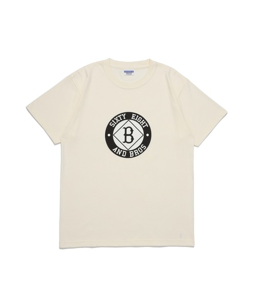 68&brothers(シックスティエイトアンドブラザーズ)の「68&BROTHERS シックスティーエイトアンドブラザーズ / "Brooklyn" S/S Heavy weight Tee(Tシャツ/カットソー・メンズ・サックスブルー/ヘザーグレー/ホワイト/アイボリー・LARGE/X-LARGE/XX-LARGE/MEDIUM)」の3枚目の写真