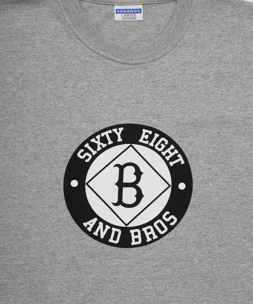 68&brothers(シックスティエイトアンドブラザーズ)の「68&BROTHERS シックスティーエイトアンドブラザーズ / "Brooklyn" S/S Heavy weight Tee(Tシャツ/カットソー・メンズ・サックスブルー/ヘザーグレー/ホワイト/アイボリー・LARGE/X-LARGE/XX-LARGE/MEDIUM)」の7枚目の写真