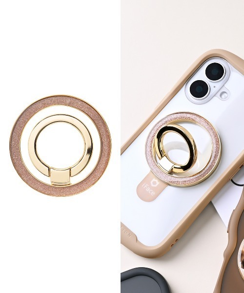 Hamee（ハミィ）の「PHONEAR チェジャリング MagSafe対応 スマホリング（スマホグッズ・レディース・ラベンダー/ゴールド系その他6/Silver/ブルーグラス/ローズ/レモンイエロー/シルバー系その他5/シルバー系その他3/ゴールド系その他3/ブルー系その他2/ゴールド系その他7/シルバー系その他6/ゴールド系その他5/その他3/その他2/その他1/ピンク系その他5/ピンク系その他3/シャンパン/ピンク系その他2・FREE）」の13枚目の写真