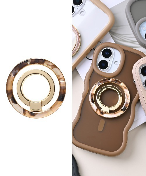 Hamee（ハミィ）の「PHONEAR チェジャリング MagSafe対応 スマホリング（スマホグッズ・レディース・ラベンダー/ゴールド系その他6/Silver/ブルーグラス/ローズ/レモンイエロー/シルバー系その他5/シルバー系その他3/ゴールド系その他3/ブルー系その他2/ゴールド系その他7/シルバー系その他6/ゴールド系その他5/その他3/その他2/その他1/ピンク系その他5/ピンク系その他3/シャンパン/ピンク系その他2・FREE）」の17枚目の写真