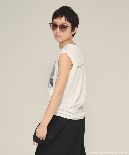 eL（エル）の「【eL】LIFE PICTURE COLLECTION Tshirts NS/575730（Tシャツ/カットソー・レディース・ホワイト/ブラック・FREE）」の8枚目の写真