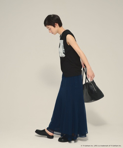 eL（エル）の「【eL】LIFE PICTURE COLLECTION Tshirts NS/575730（Tシャツ/カットソー・レディース・ホワイト/ブラック・FREE）」の15枚目の写真