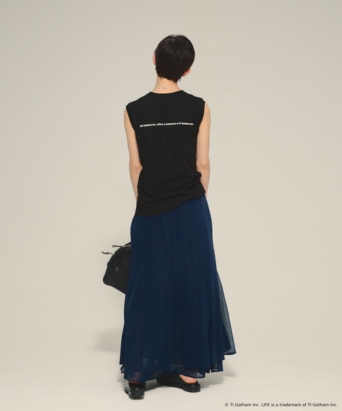 eL（エル）の「【eL】LIFE PICTURE COLLECTION Tshirts NS/575730（Tシャツ/カットソー・レディース・ホワイト/ブラック・FREE）」の16枚目の写真