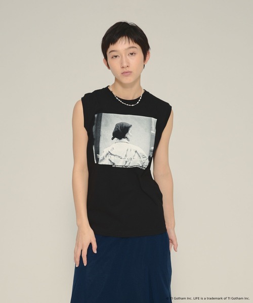 eL（エル）の「【eL】LIFE PICTURE COLLECTION Tshirts NS/575730（Tシャツ/カットソー・レディース・ホワイト/ブラック・FREE）」の17枚目の写真