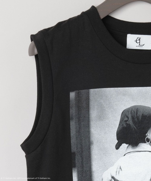 eL（エル）の「【eL】LIFE PICTURE COLLECTION Tshirts NS/575730（Tシャツ/カットソー・レディース・ホワイト/ブラック・FREE）」の21枚目の写真