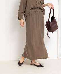 NOLLEY’S | 《セットアップ対応》ウォッシャブルシルキーキュプライージースカート(スカート)
