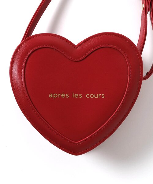 apres les cours(アプレレクール)の「ハートポシェット(ショルダーバッグ・キッズ・シルバー/レッド・FREE)」の19枚目の写真