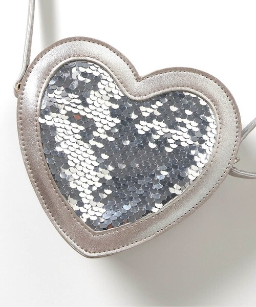 apres les cours(アプレレクール)の「ハートポシェット(ショルダーバッグ・キッズ・シルバー/レッド・FREE)」の22枚目の写真