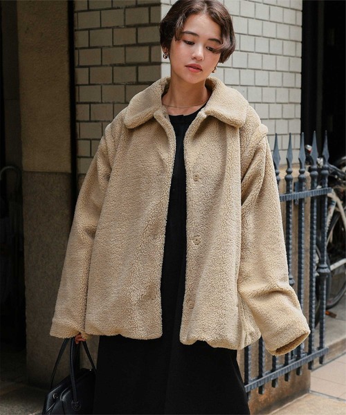 2wayフレアシルエットボアアウター（ダウンジャケット/コート