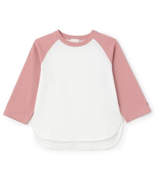 b・ROOM（ビールーム）の「【カイテキ天竺】ビッグシルエットラグランTシャツ（Tシャツ/カットソー・キッズ・スモークピンク/ブラック/チャコール/ブルー系その他・150cm/140cm/130cm/120cm/100cm/110cm）」の5枚目の写真