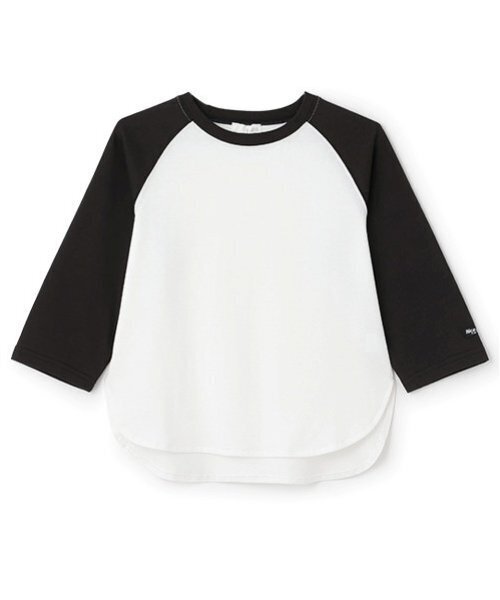 b・ROOM（ビールーム）の「【カイテキ天竺】ビッグシルエットラグランTシャツ（Tシャツ/カットソー・キッズ・スモークピンク/ブラック/チャコール/ブルー系その他・150cm/140cm/130cm/120cm/100cm/110cm）」の7枚目の写真