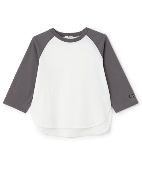 b・ROOM（ビールーム）の「【カイテキ天竺】ビッグシルエットラグランTシャツ（Tシャツ/カットソー・キッズ・スモークピンク/ブラック/チャコール/ブルー系その他・150cm/140cm/130cm/120cm/100cm/110cm）」の8枚目の写真