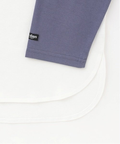 b・ROOM（ビールーム）の「【カイテキ天竺】ビッグシルエットラグランTシャツ（Tシャツ/カットソー・キッズ・スモークピンク/ブラック/チャコール/ブルー系その他・150cm/140cm/130cm/120cm/100cm/110cm）」の12枚目の写真