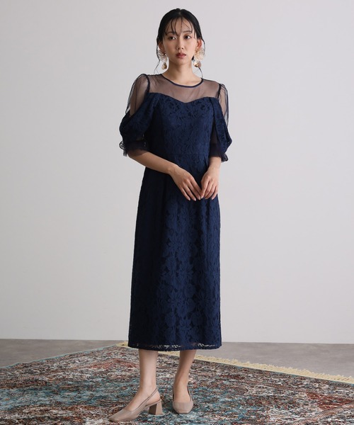 atlo ロング&七分袖 パーティードレス オケージョンドレス XL 結婚式