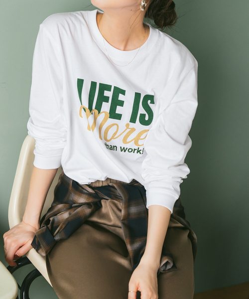 GOOD ROCK SPEED / グッドロックスピード 別注lettered L/S Tシャツ（T