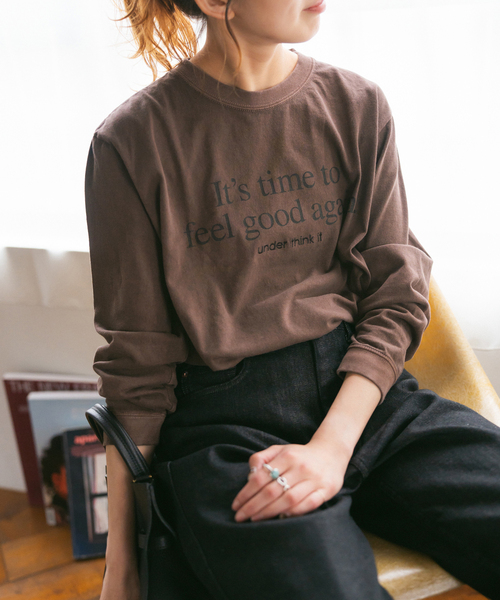 GOOD ROCK SPEED / グッドロックスピード 別注lettered L/S Tシャツ（T