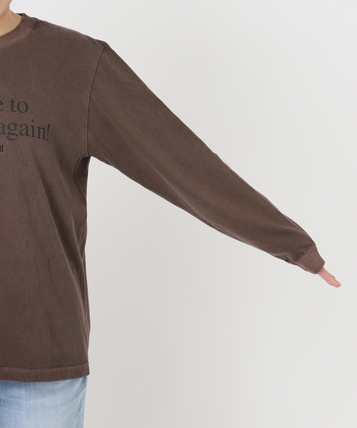 GOOD ROCK SPEED / グッドロックスピード 別注lettered L/S Tシャツ（T