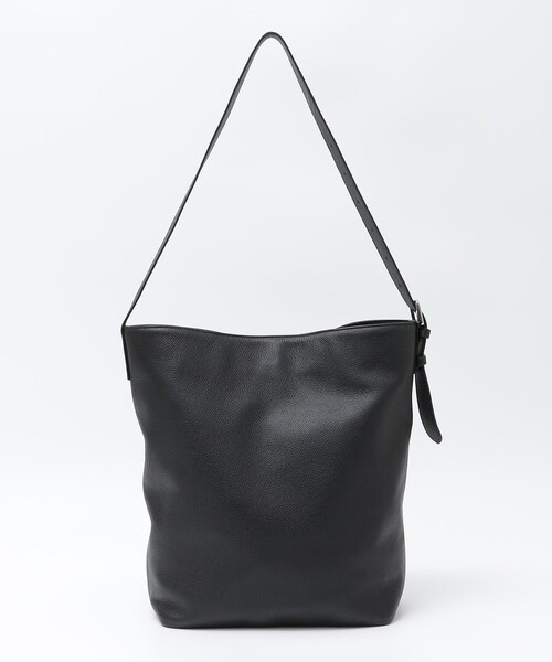 SHIPS（シップス）の「SHIPS: ソフト シュリンク レザー ショルダー バッグ（ショルダーバッグ・メンズ・ブラック・ONE SIZE）」の3枚目の写真