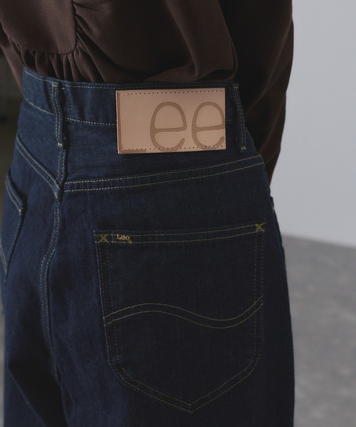 Lee（リー）の「【Lee for ADAM ET ROPE'】別注101 5P デニムパンツ（デニムパンツ・レディース・ネイビー・X-SMALL/S/M）」の3枚目の写真