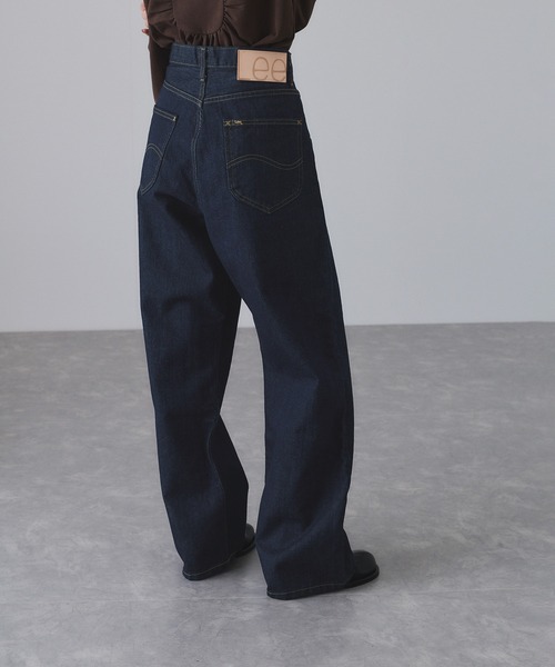 Lee（リー）の「【Lee for ADAM ET ROPE'】別注101 5P デニムパンツ（デニムパンツ・レディース・ネイビー・X-SMALL/S/M）」の7枚目の写真