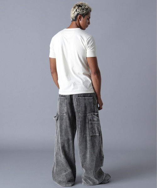 DANKE SCHON（ダンケシェーン）の「DankeSchon/ダンケシェーン/8WELL COURDUROY CHEMICAL W-KNEE PANTS（その他パンツ・メンズ・ベージュ/ブラック・S/M/L）」の11枚目の写真