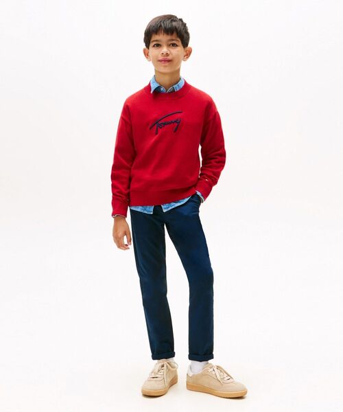 TOMMY HILFIGER(トミーヒルフィガー)の「BOYS 1985チノパンツ(チノパンツ・キッズ・ネイビー/グリーン・150cm/160cm/140cm/130cm)」の10枚目の写真