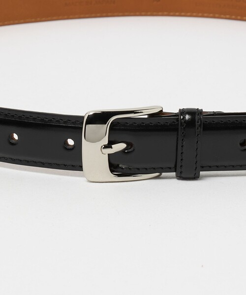 BEAUTY&YOUTH UNITED ARROWS（ビューティーアンドユースユナイテッドアローズ）の「モダン レザー ベルト25ｍｍ Made in Japan（ベルト・メンズ・ブラック・32inch/30inch/34inch/36inch）」の4枚目の写真