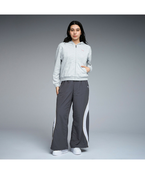 PUMA（プーマ）の「PUMA プーマ ウィメンズ ESS MX リラックスド フルジップ スウェット（パーカー・レディース・ライトグレー/オフホワイト・LARGE/X-LARGE/MEDIUM/SMALL）」の11枚目の写真