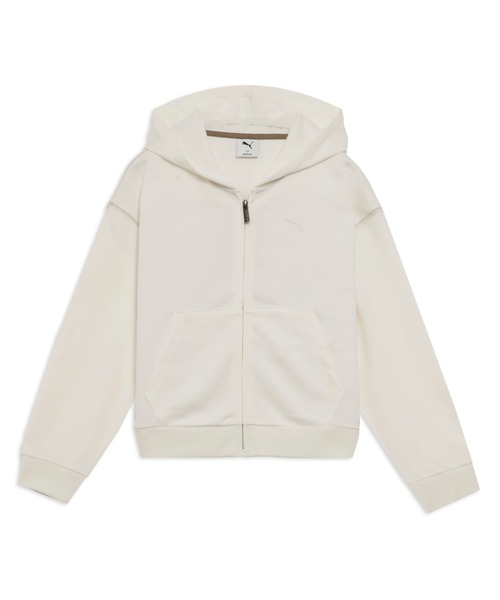 PUMA（プーマ）の「PUMA プーマ ウィメンズ ESS MX リラックスド フルジップ スウェット（パーカー・レディース・ライトグレー/オフホワイト・LARGE/X-LARGE/MEDIUM/SMALL）」の2枚目の写真