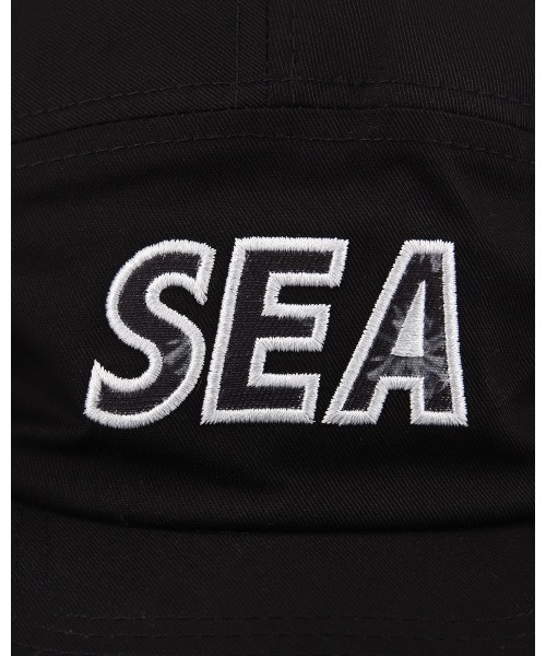 WIND AND SEA(ウィンダンシー)の「Palm Tree Camp Cap(キャップ・メンズ・ブラック・F)」の2枚目の写真