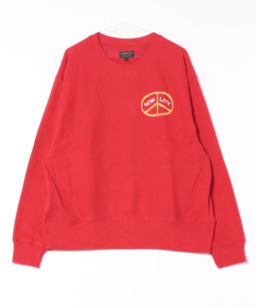MARKEY'S（マーキーズ）の「前後プリントスウェット/おとな（スウェット・レディース・ホワイト系その他/レッド/チャコール/ブルー・170cm）」の4枚目の写真