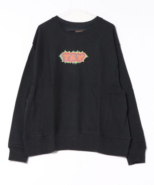MARKEY'S（マーキーズ）の「前後プリントスウェット/おとな（スウェット・レディース・ホワイト系その他/レッド/チャコール/ブルー・170cm）」の2枚目の写真