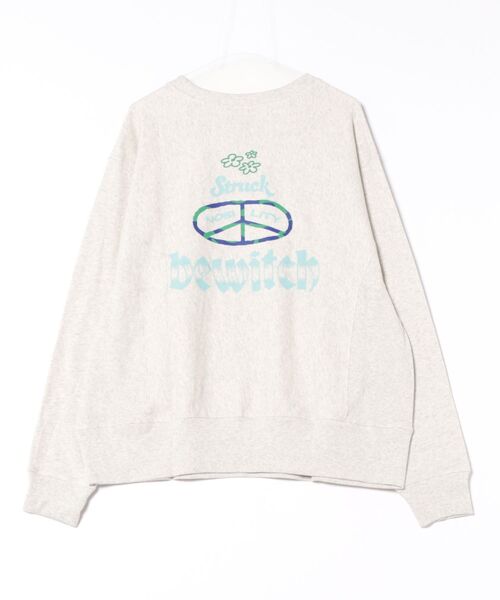MARKEY'S（マーキーズ）の「前後プリントスウェット/おとな（スウェット・レディース・ホワイト系その他/レッド/チャコール/ブルー・170cm）」の9枚目の写真
